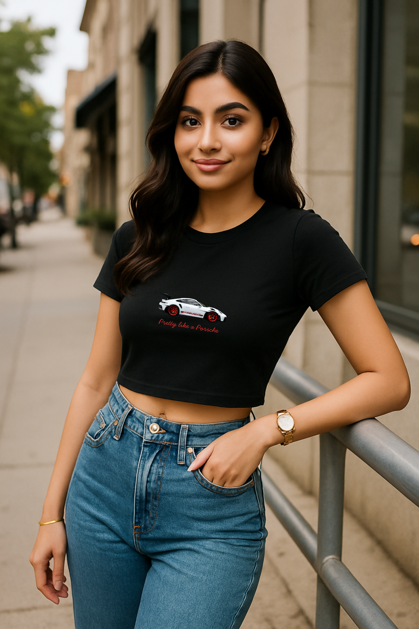 The 911 Crop Tee